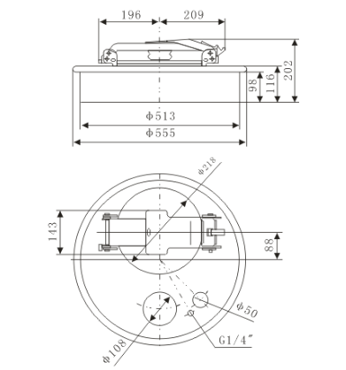 carbon steel manhole cover (1)